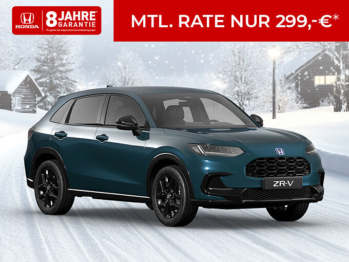 Honda ZR-V e:HEV Elegance (Sonderleasing) 0126 ZR-V e:HEV Elegance - Leasing 299 €